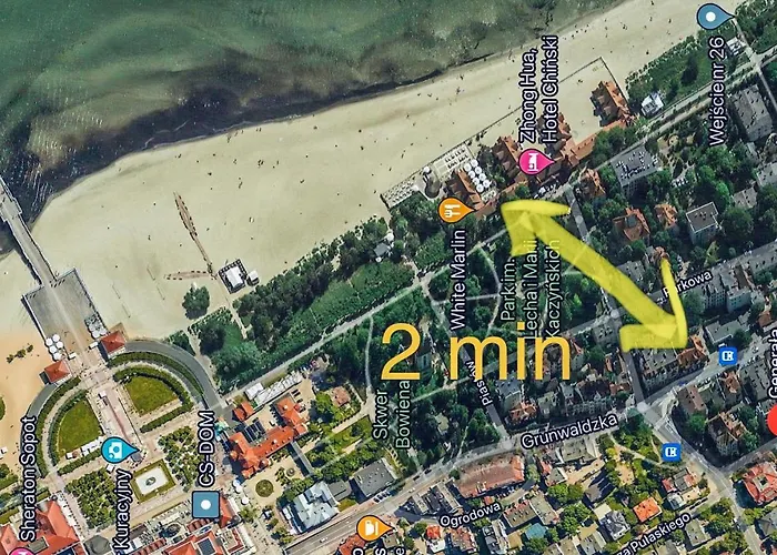 Apartment E 200m Do Plazy Sopot